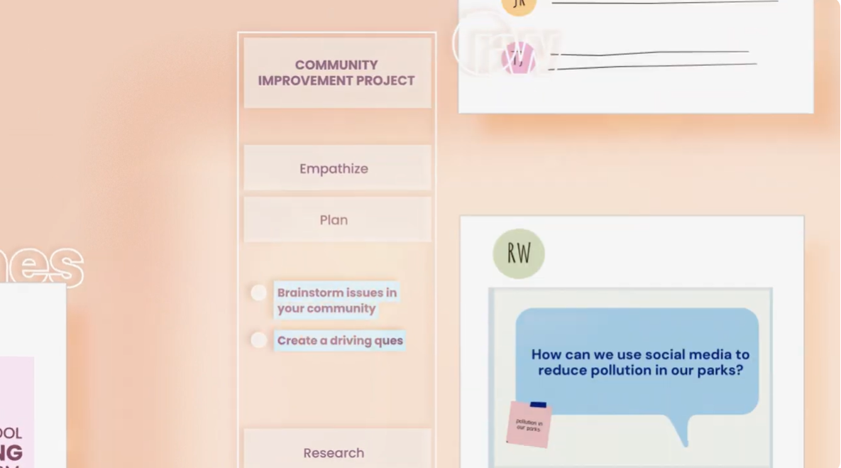 Spinndle for Project-based Learning